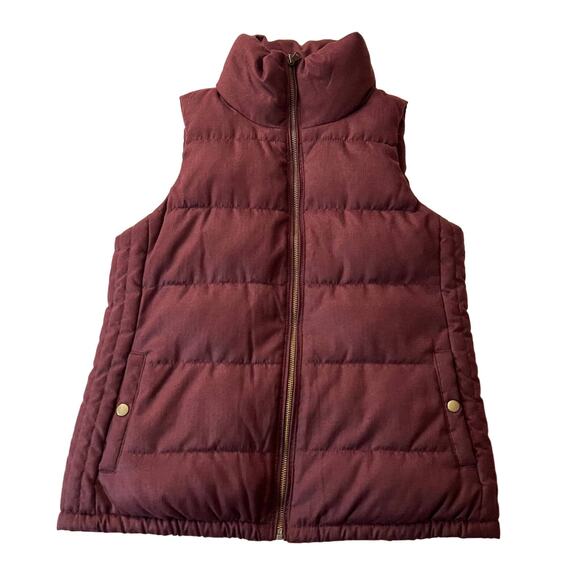 OLD NAVY Fleece Lined Zip Up Quilted Puffer Vest Size X-Small Outdoors Layers - Picture 1 of 9